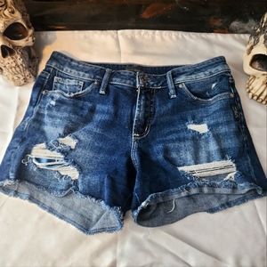 Silver Jeans Blue Denim "Suki" Shorts